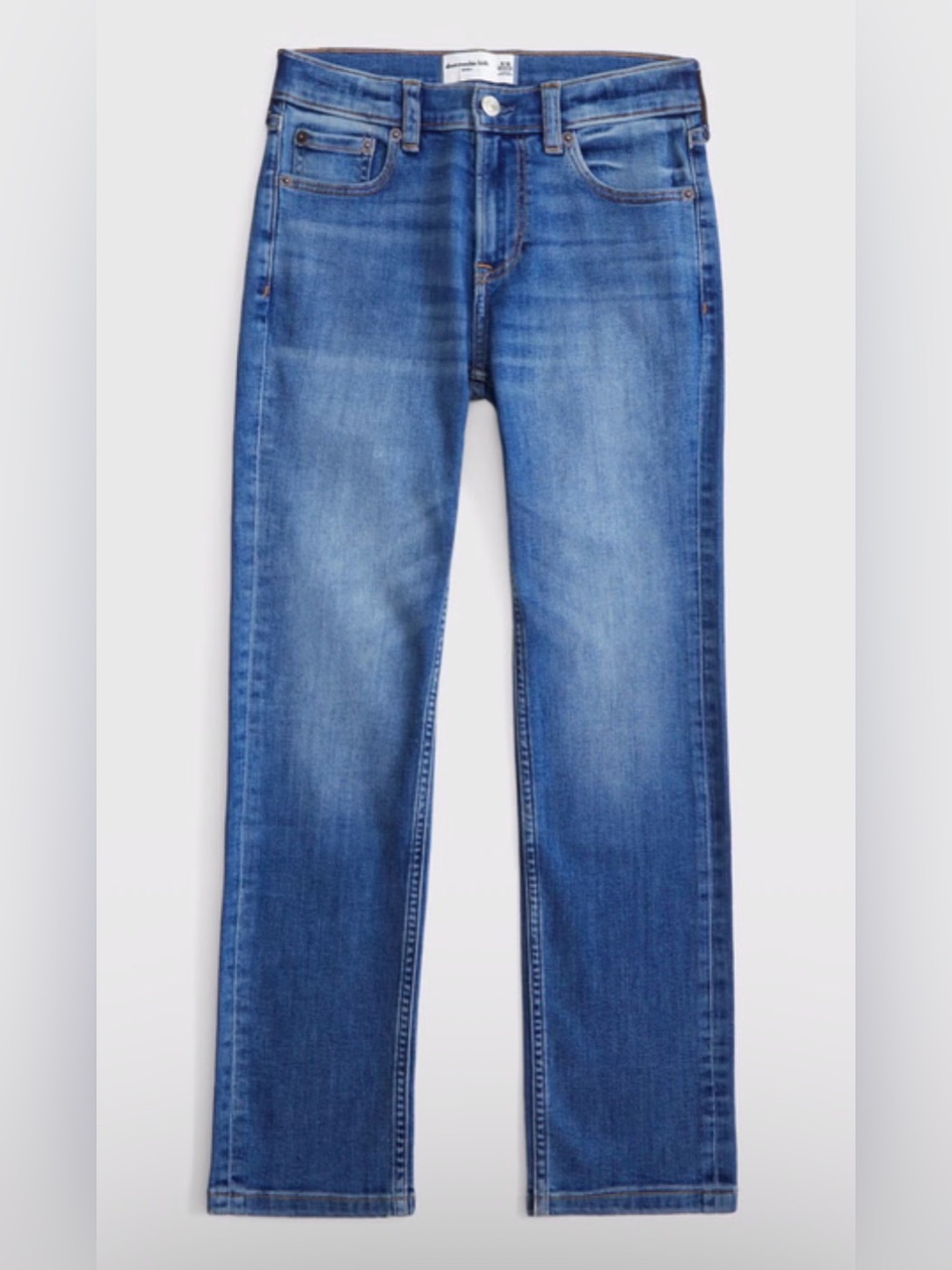Abercrombie & Fitch Boys Medium Wash Straight Jeans